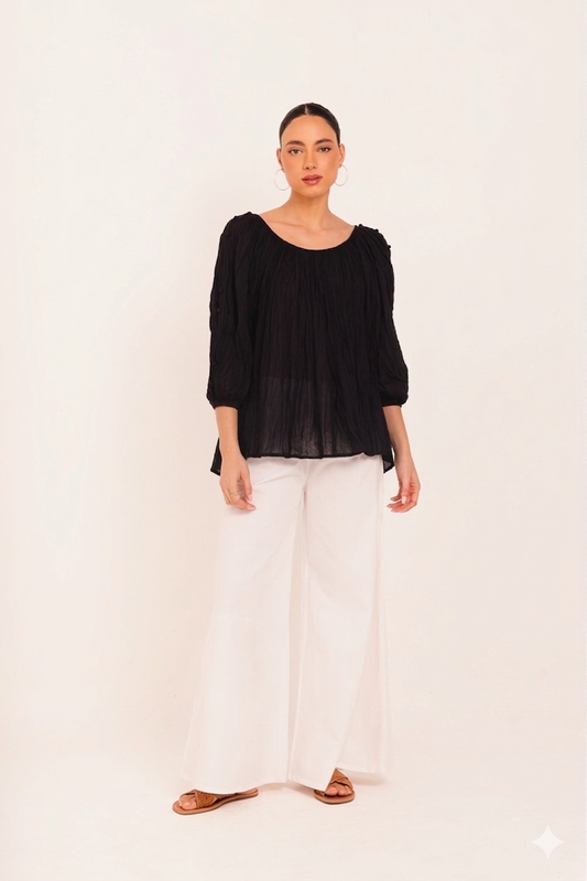 Blusa Goa Ébano