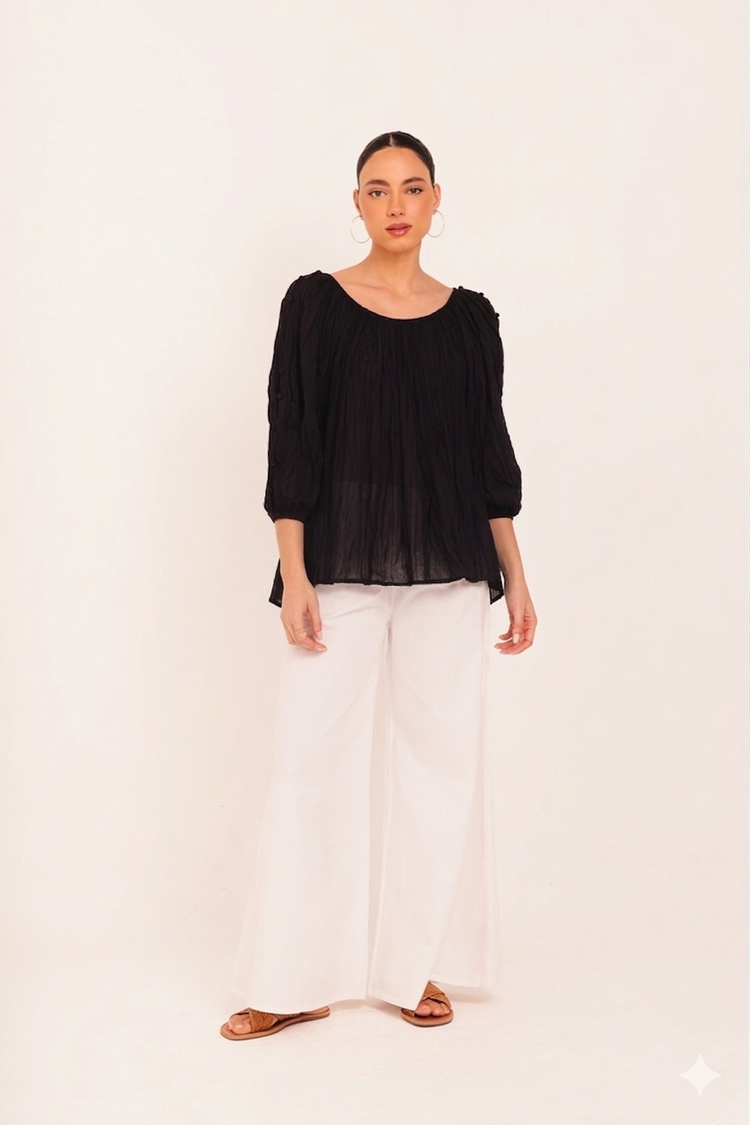 Blusa Goa Ébano