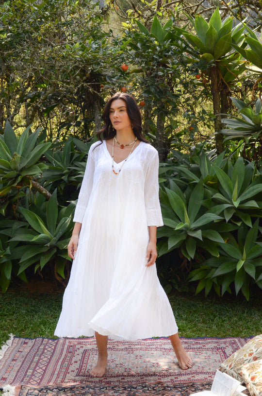 Vestido Sufi Blanche