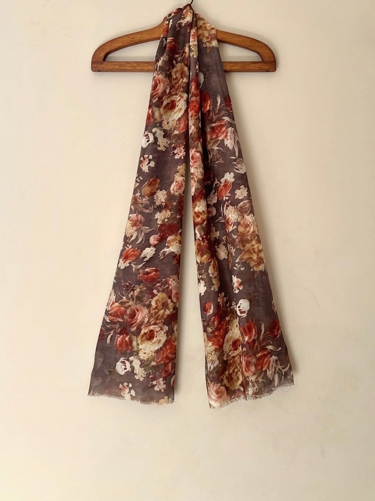 Echarpe Floral Vintage