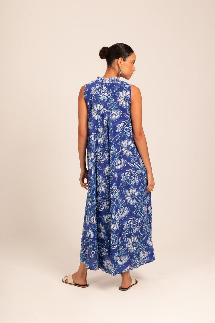 Vestido Iza azul