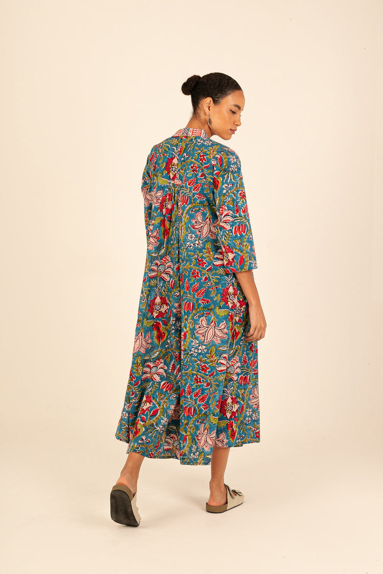 Vestido Amalfi Turquesa