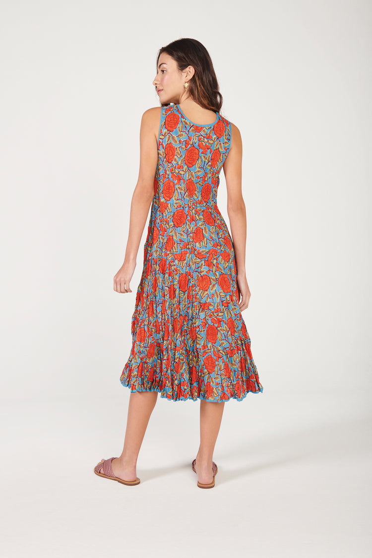 Vestido Girassol Midi Roses