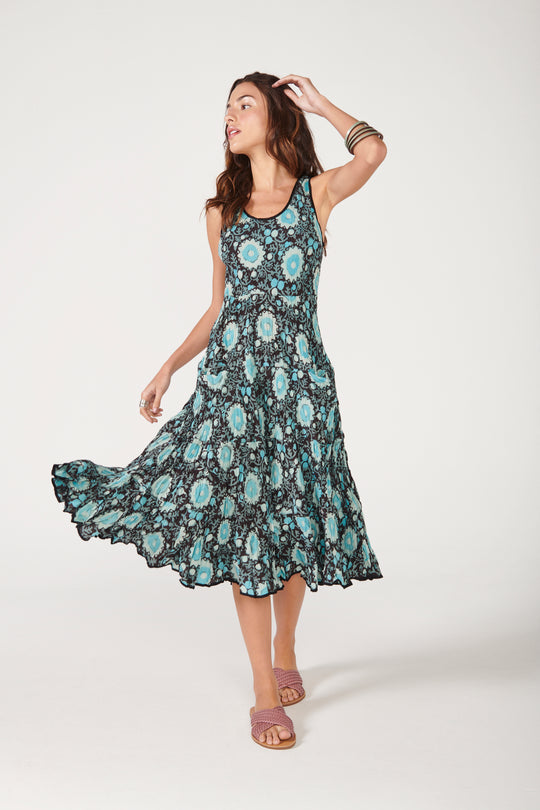Vestido Girassol Midi Faenza