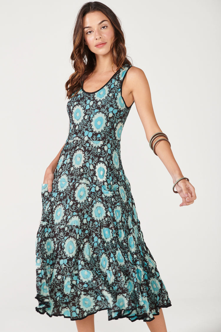 Vestido Girassol Midi Faenza
