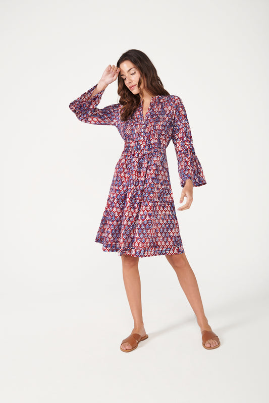 Vestido Paz Navy