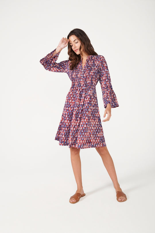 Vestido Paz Navy