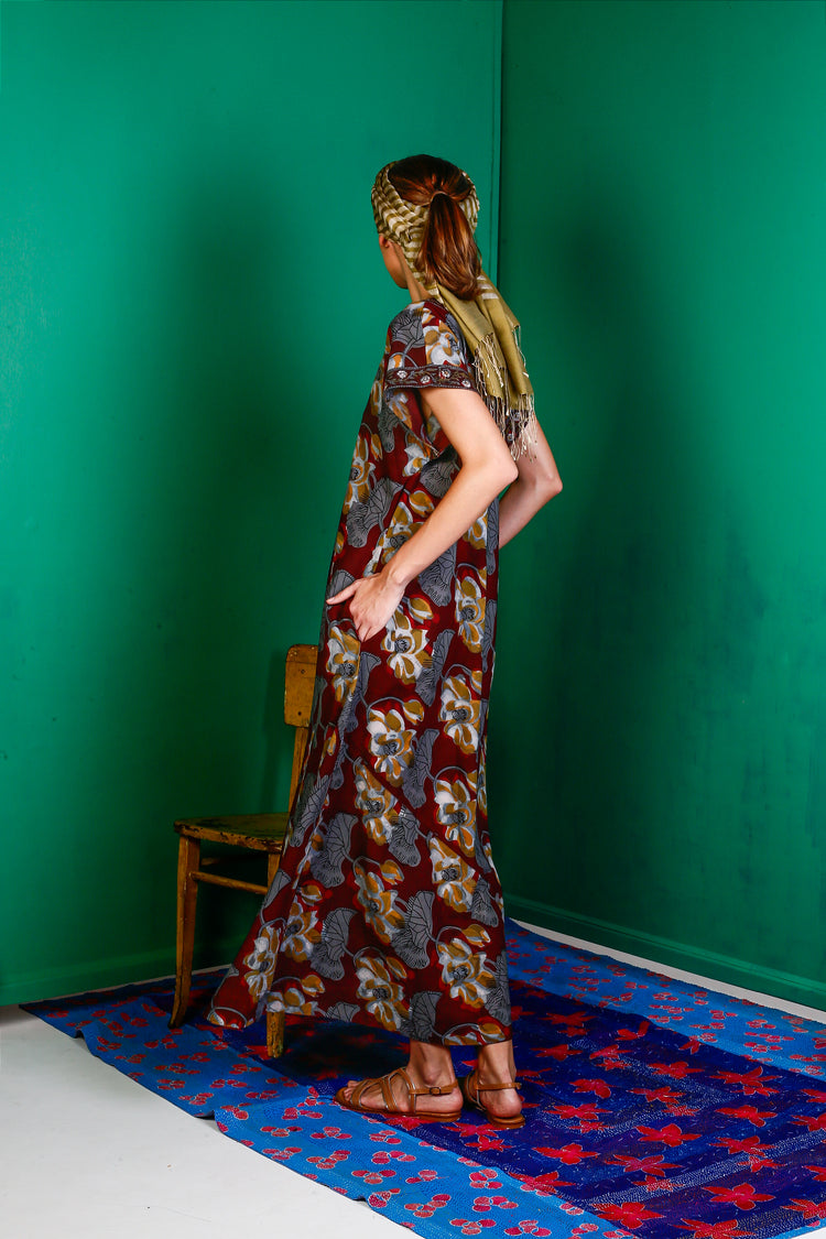 Vestido Vivian Bordeaux