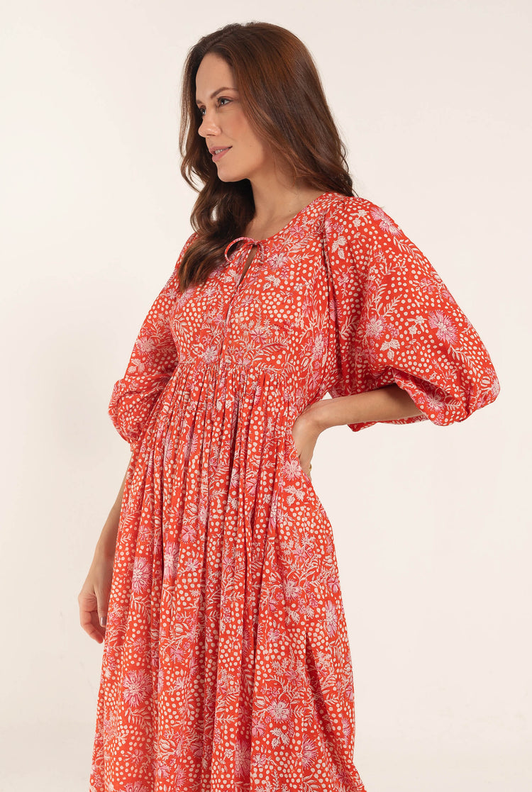 Vestido Cecília Orange