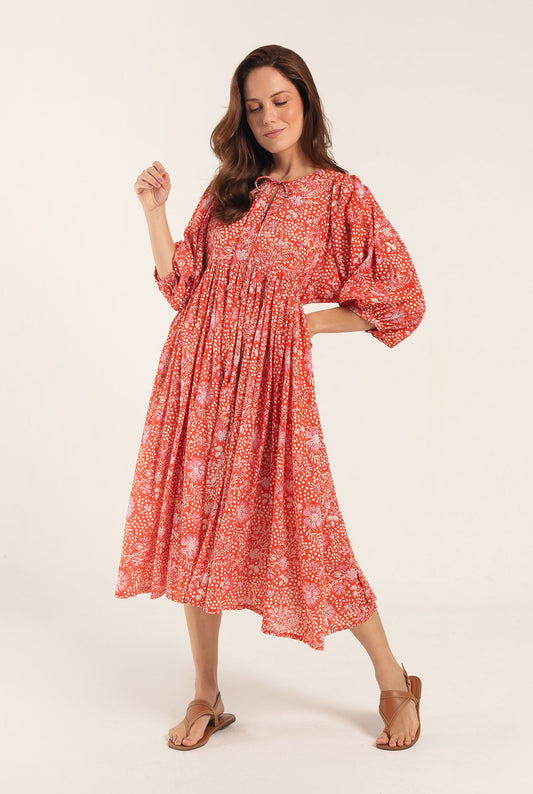 Vestido Cecília Orange